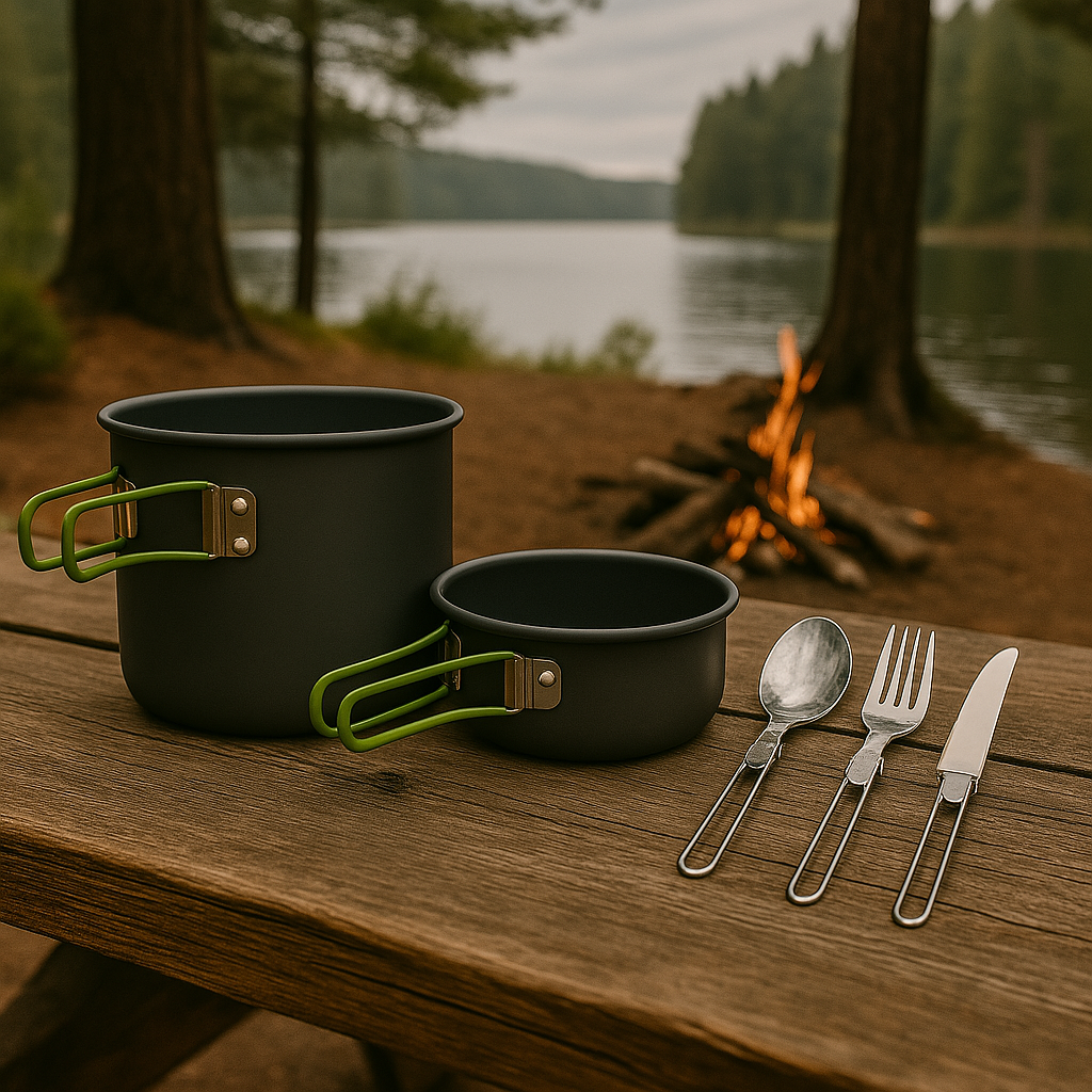 Cookware Set for Camping & Trekking (2 Persons) – Cooker Set Duo