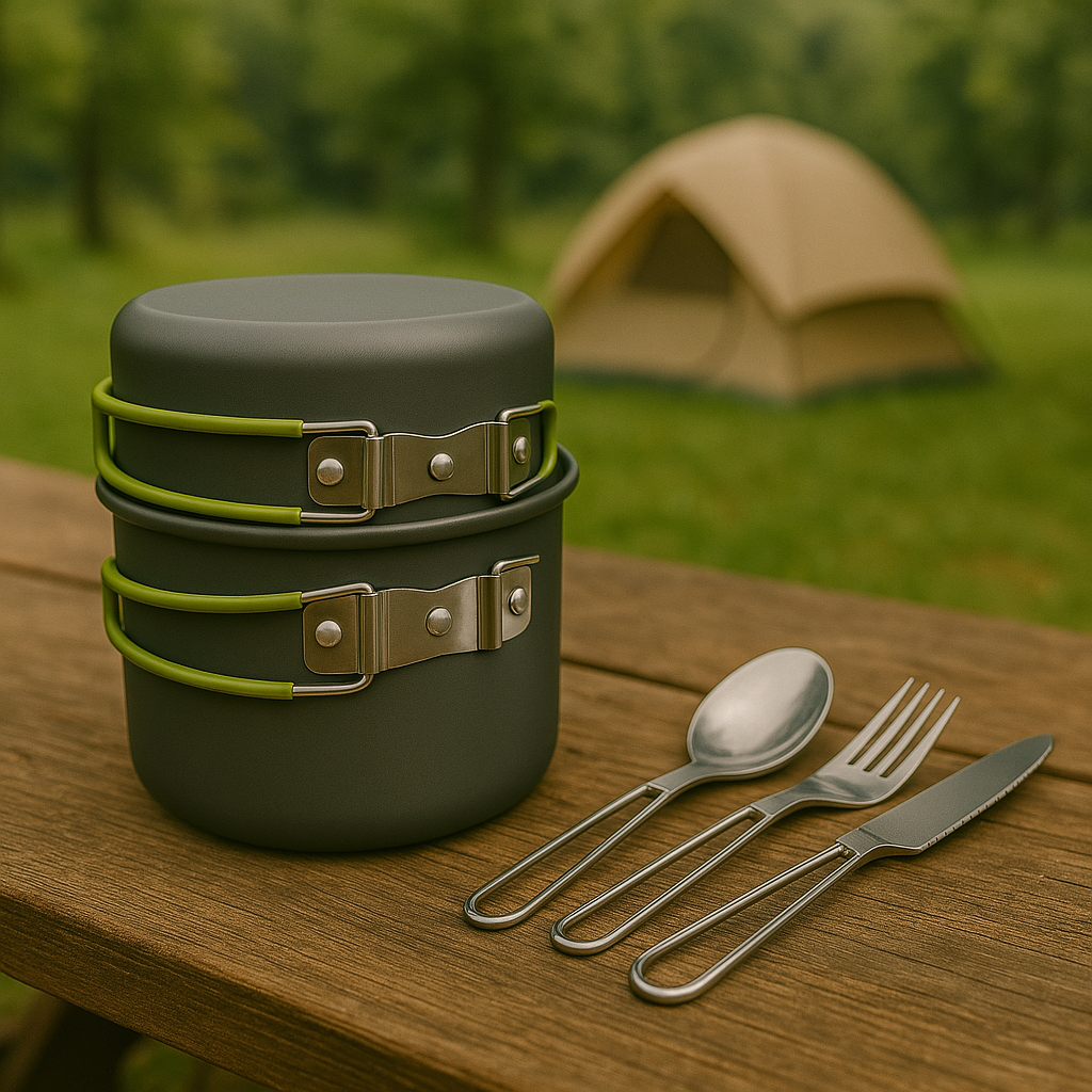 Cookware Set for Camping & Trekking (2 Persons) – Cooker Set Duo