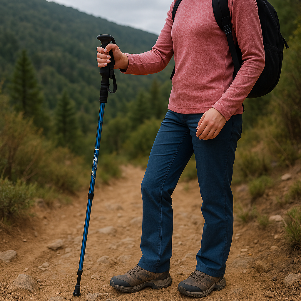 Folding Hiking Pole 5-Piece, Ultra-Light & Adjustable – PeakLite Fold
