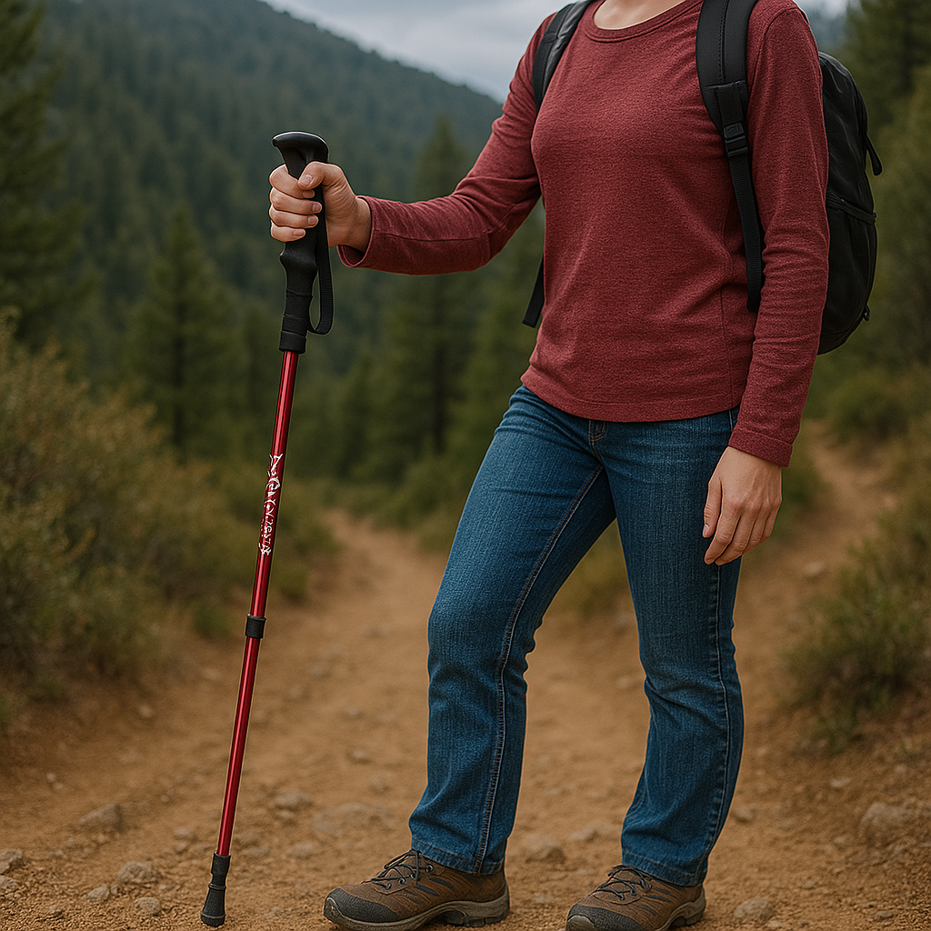 Folding Hiking Pole 5-Piece, Ultra-Light & Adjustable – PeakLite Fold